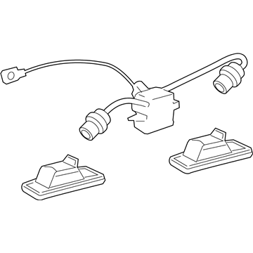 Chevy 95270497 License Lamp