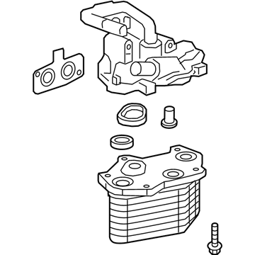 Cadillac 12681934 Oil Cooler Assembly