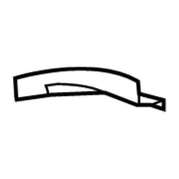 GMC 23297587 Lower Brace