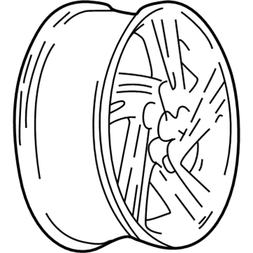 Pontiac 9593202 Wheel, Alloy