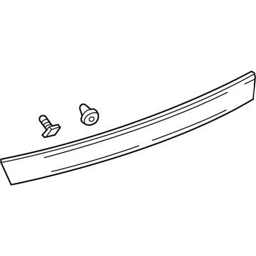 Chevy 95270503 License Molding