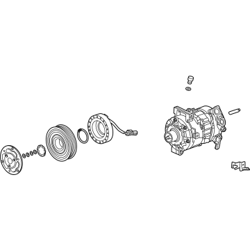 2022 Cadillac CT4 A/C Compressor - 84441372