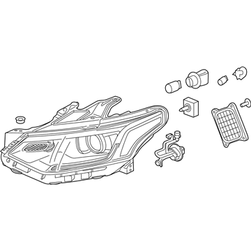 2018 Chevy Traverse Headlight - 84887857