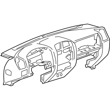 GM 15891794 Panel Assembly, Instrument *Pewter R