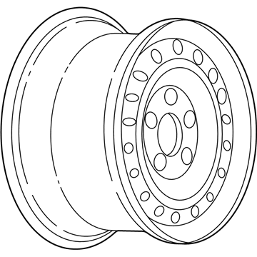 Oldsmobile 9592321 Wheel, Steel