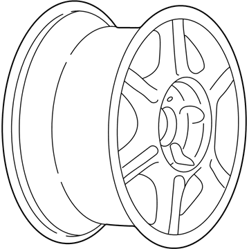 Oldsmobile 12368946 Wheel, Alloy