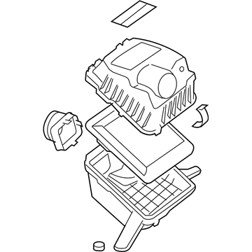 Hummer Air Filter Box - 25996274