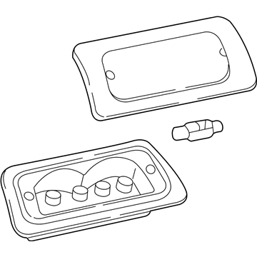 GMC 5977921 Stop Lamp Assembly