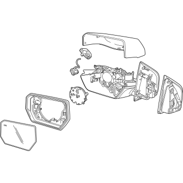 GMC 85647635 Mirror Assembly