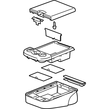 Cadillac 20758071 Seat Back Assembly