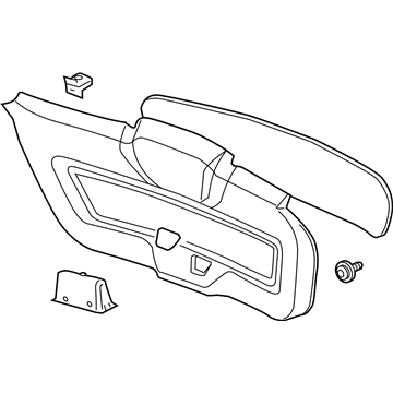 Saturn 20813523 Gate Trim Panel