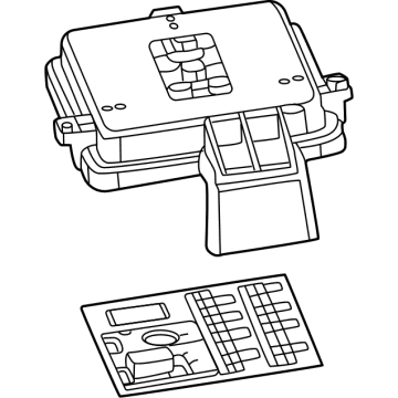 GMC 85522934 Fuse Box Cover