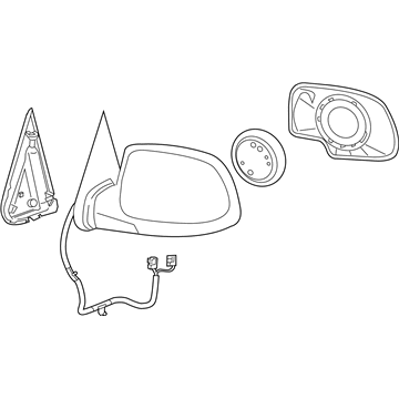 GM 88980580 Mirror Kit,Outside Rear View