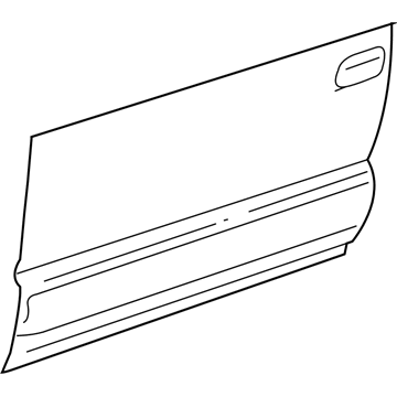 GM 15079577 Panel, Front Side Door Outer *Marked Print