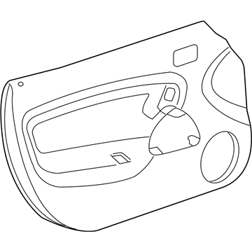 GM 25840223 Panel Asm,Front Side Door Trim *Cashmere