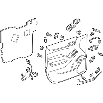 GMC 23285799 Door Trim Panel