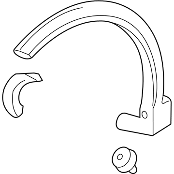 GM 42438505 Molding Assembly, Front Wheel Opening