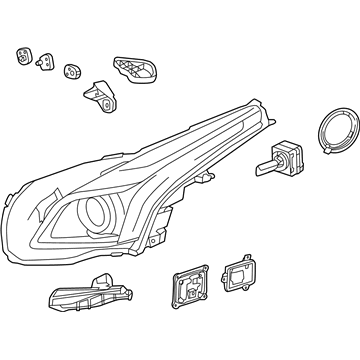 Cadillac 84319713 Headlamp Assembly