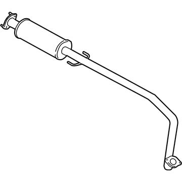 Pontiac 96654214 Resonator & Pipe