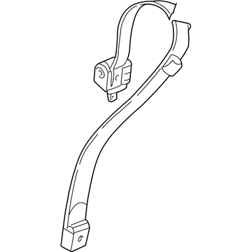 Pontiac 88898967 Belt & Retractor