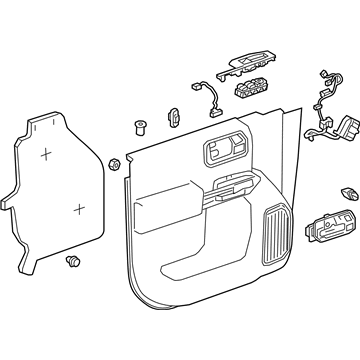 Chevy 85614484 Door Trim Panel