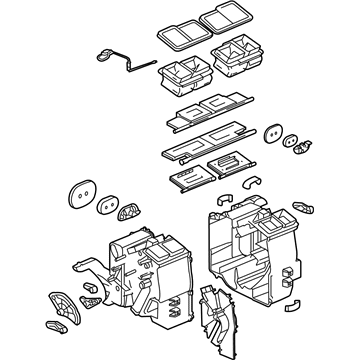 Cadillac 19130190 Evaporator Assembly