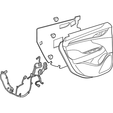 GM 26701142 Trim Assembly, Rear Side Door *Mink