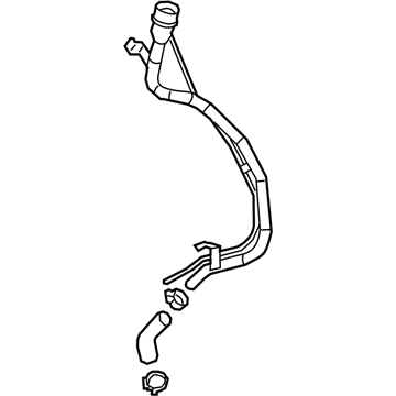 Chevy Cruze Fuel Filler Hose - 84212978