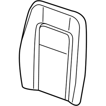 Chevy 84120249 COVER,REAR SEAT BACK(JET BLACK)(*KIT1)(BUILT ON OR AFTER 21SEP2015)(FOR 1ST DESIGN SEE 23455925)