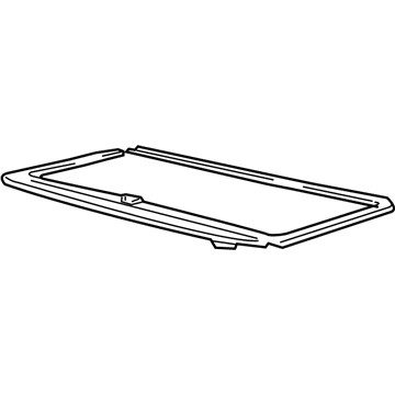 GM 12371890 Sunshade Asm,Sun Roof <Use 1C3J*Gray