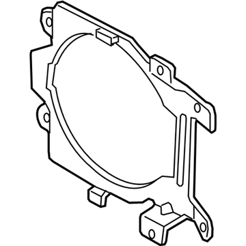 Buick 13380253 Rear Speaker Mount Bracket