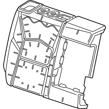 Cadillac 84596813 Seat Back Pad