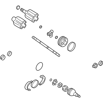 Chevy 26079789 Axle Assembly