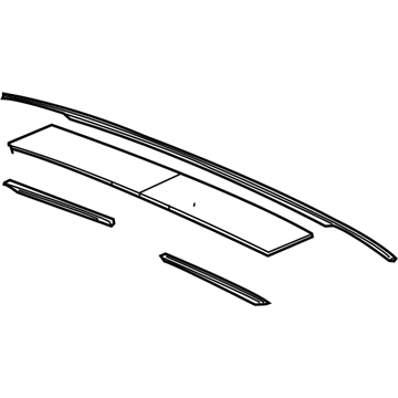 GM 88956617 Panel Asm,Folding Top Stowage Compartment Front Close *Neutral