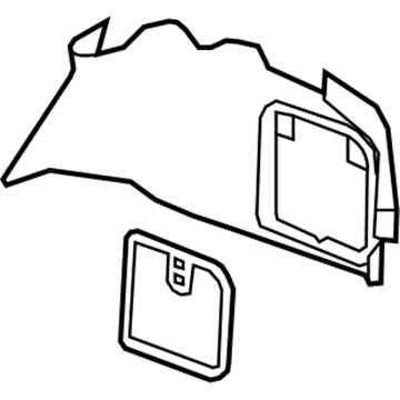 GM 22830064 Trim Assembly, Rear Compartment Side