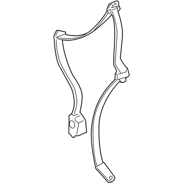 Chevy 12528977 Retractor Assembly