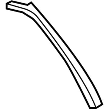 GM 25792106 Sealing Strip, Lift Gate Window Side Reveal Molding