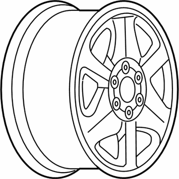 GMC 9594936 Wheel, Alloy