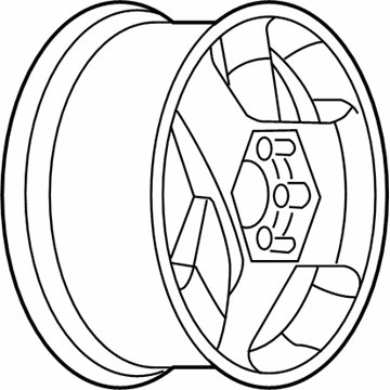 GMC 9593400 Wheel, Alloy