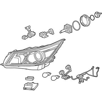 GM 22743219 HEADLAMP, Capsule/Headlamp/Fog Lamp