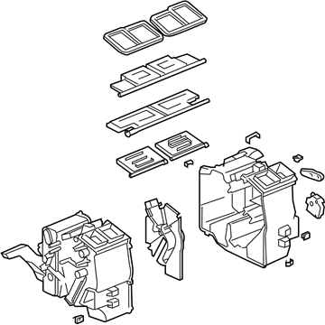 Cadillac 25767772 Evaporator Assembly