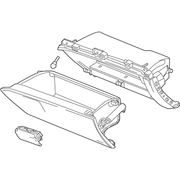 GM 84342645 Compartment Assembly, Instrument Panel *Jet Black