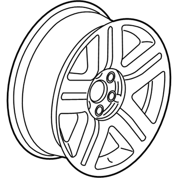 Chevy 9598056 Wheel, Alloy