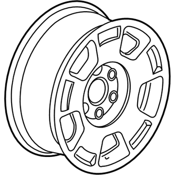 Chevy 9596050 Wheel, Alloy