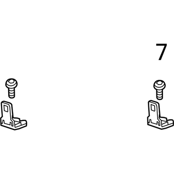 Cadillac 22847112 Child Seat Bracket