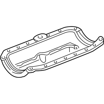 GMC 12593592 Oil Pan Gasket