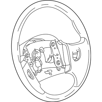 GM 22707884 Steering Wheel Assembly *Neutral M D