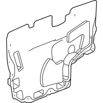 Buick 15872845 Water Deflector