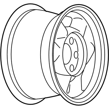 GMC 12368954 Wheel, Alloy