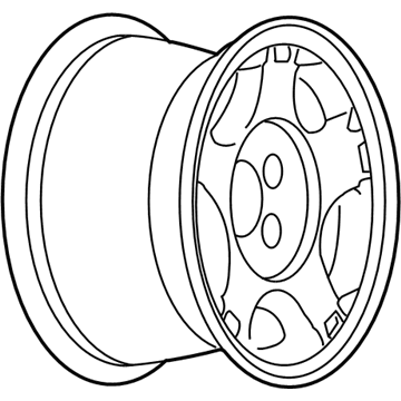 Chevy 9592558 Wheel, Alloy